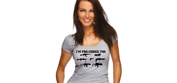 I'm Pro Choice Too Ladies' Triblend Shirt