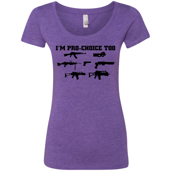 I'm Pro Choice Too Ladies' Triblend Shirt