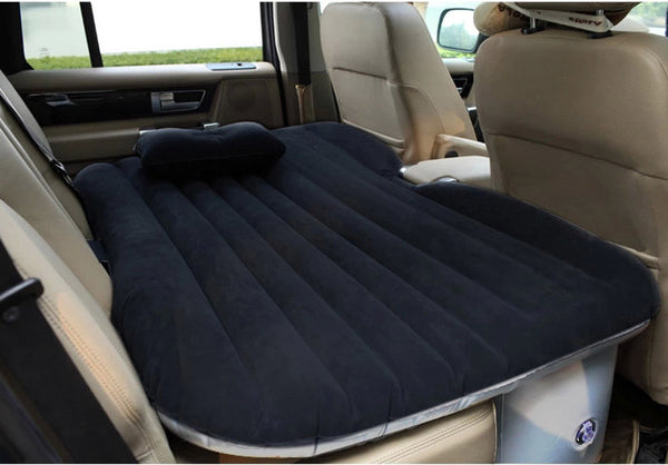 Universal car backseat mattress inflatable bed with electric pump
