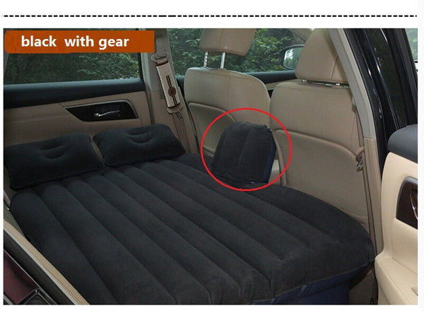 Universal car backseat mattress inflatable bed with electric pump