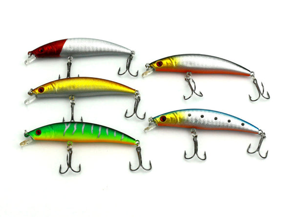 HENGJIA 30pcs fishing lure set Mixed models fishing bait 30 colors plastic hard bait fishing tackle