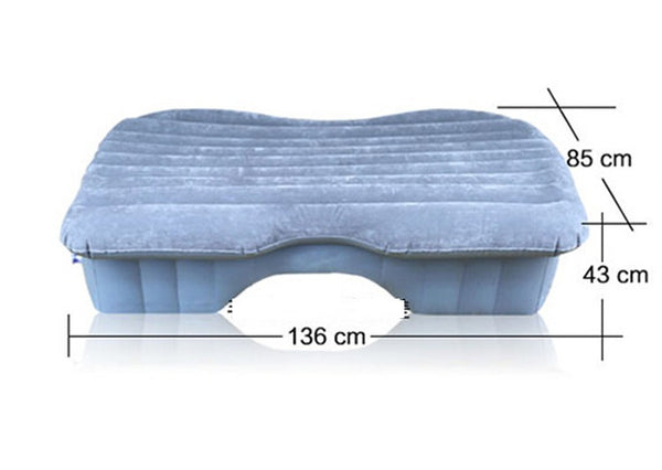 Universal car backseat mattress inflatable bed with electric pump